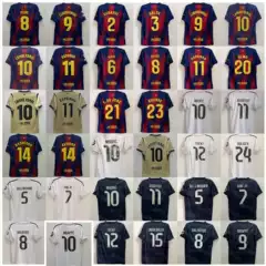 Wholesale 2526 Real Madrid Barcelona Jersey No. 10 Mbappe No. 14 Rashford No. 10 Yamal Football Jersey Top