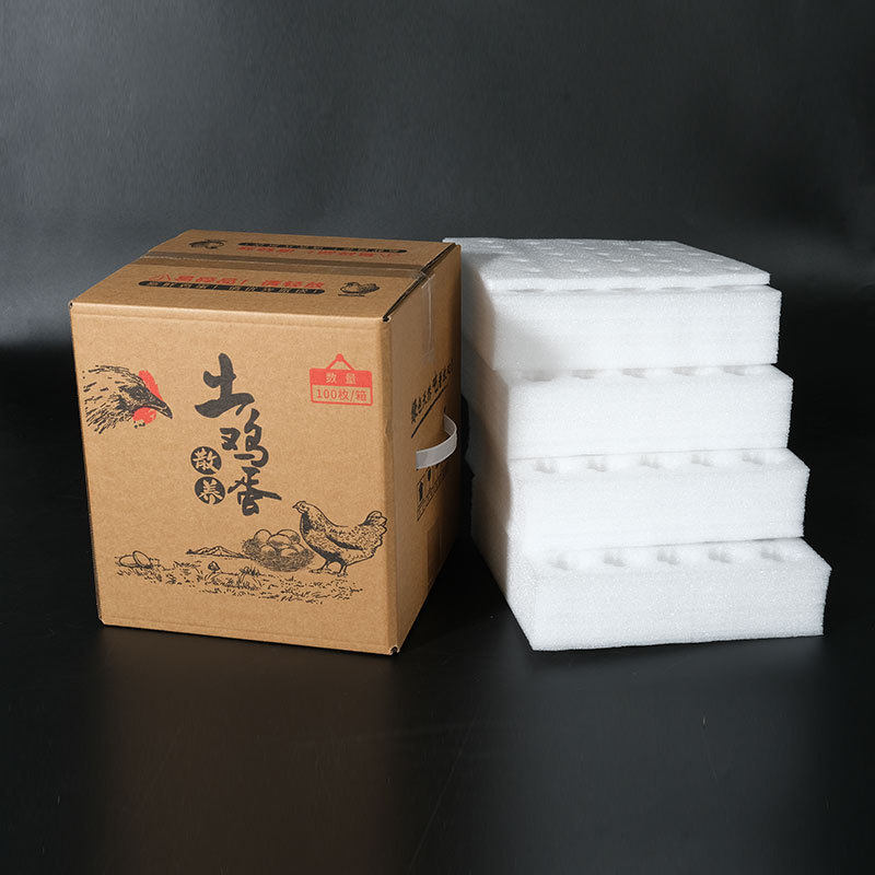 Epe Pearl Cotton Egg Tray Egg Express Box Egg Carton Carton Anti-Fall Sticky Bottom Breathable Model Wholesale Delivery