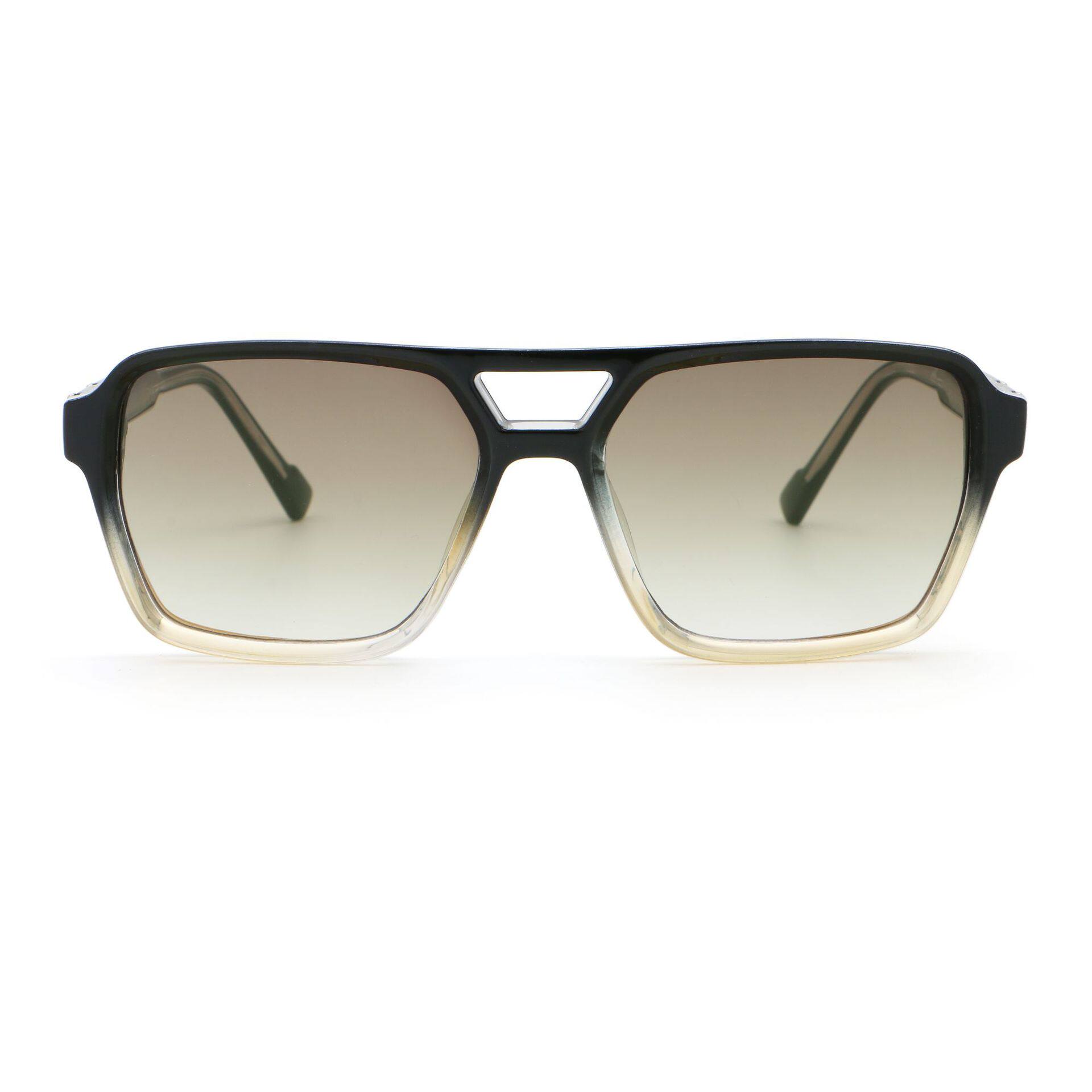 3. 上部の黒茶フレームと下部のライトティースライス