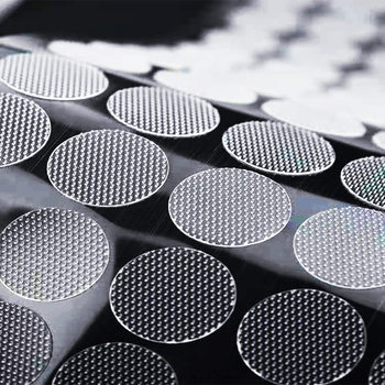 Kindergarten DIY Quiet Book Round Self-adhesive Back Glue Velcro Transparent Letter Sticker Double-sided Paste Fixed