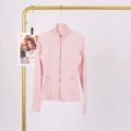 Strawberry milkshake gold zip jacket