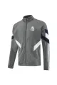 25 real madrid gray windbreaker