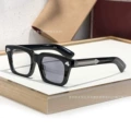 Silver black frame transparent turns gray