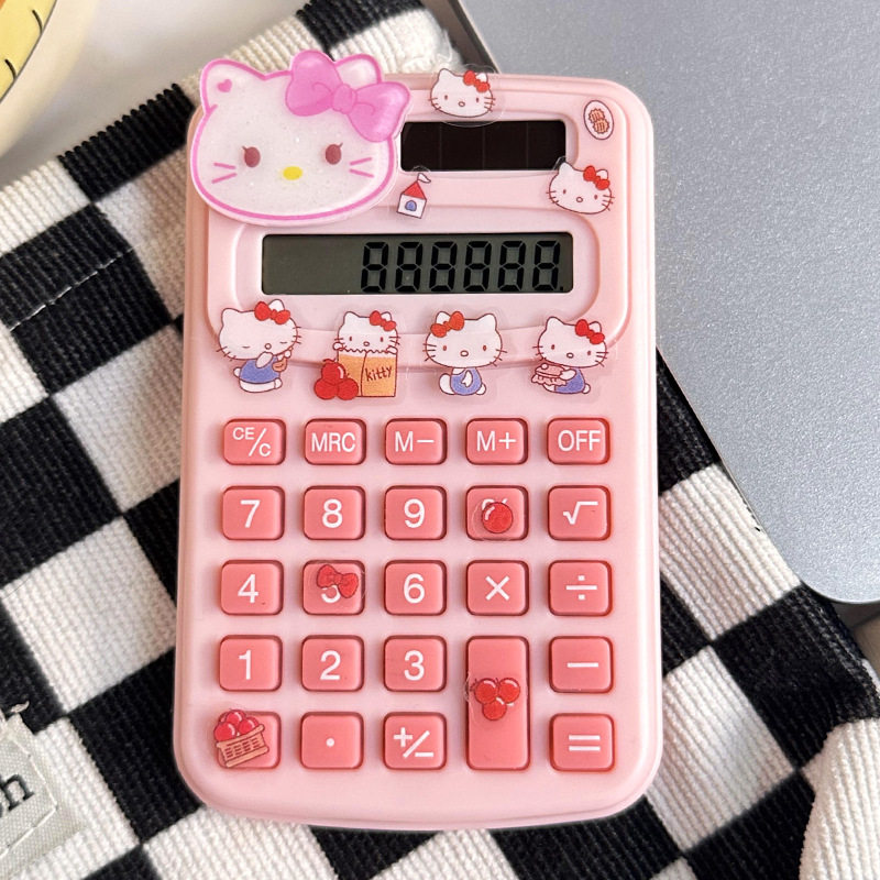 计算器创意可爱卡通学生办公文化用品高颜值迷你便携计算机批发