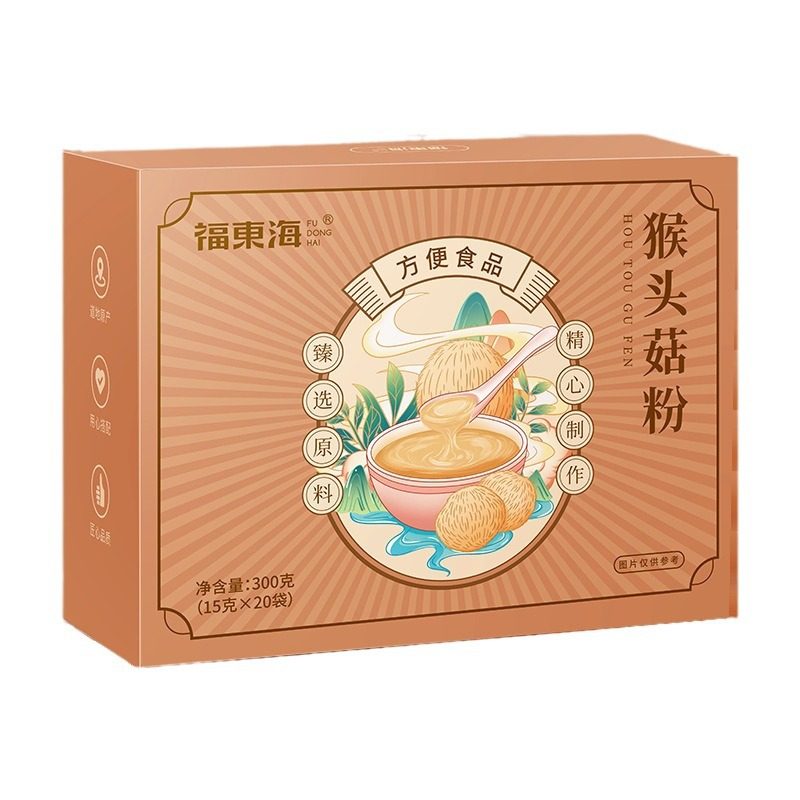 Fudonghai Hericium Erinaceus Powder 300g Light Breakfast Meal Replacement Powder Stomach Nourishing Ready-To-Eat Drink Nutritional Spleen and Stomach Health Wholesale