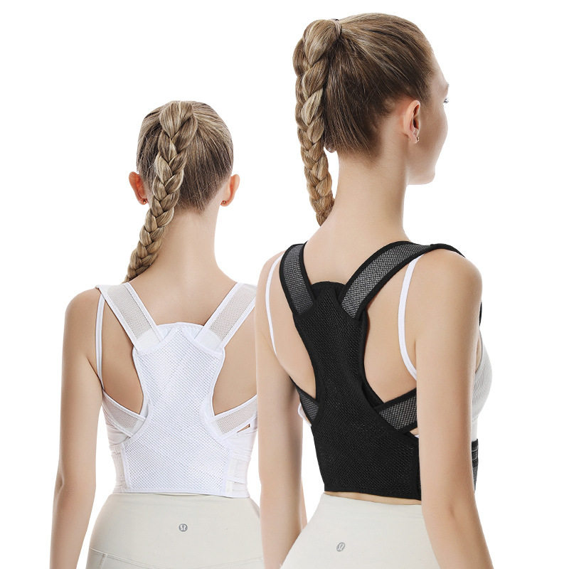 Cross-Border Men's and Women's Adult Universal Wholesale Correction Belt Anti-Hunchback Trainer Tight Plastic Back Correction Fixed Belt