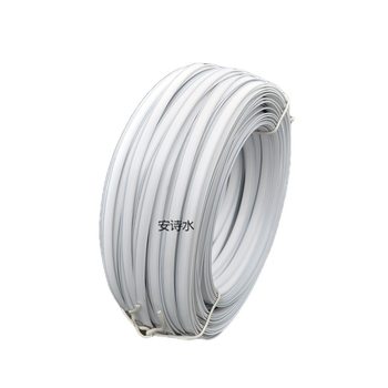 Double-core plastic-coated iron wire flat tie binding tie tie Fishbone positioning nose bridge mask tie wholesale