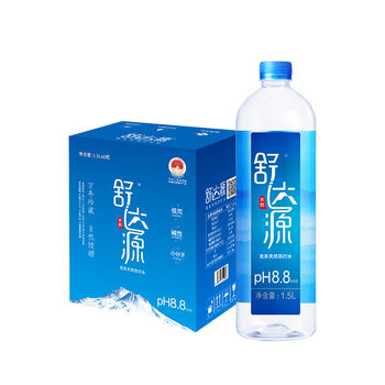 Free Shipping Shudaoyuan Kedong Natural Soda Water 1.5L*6 Family Large Bottle Whole Box Wholesale