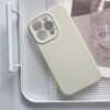 Precision Hole Pure Color Suitable for Apple 16Promax Simple Mobile Phone Case Liquid Silicone Apple 15 Anti-Fall 14 Protective Cover