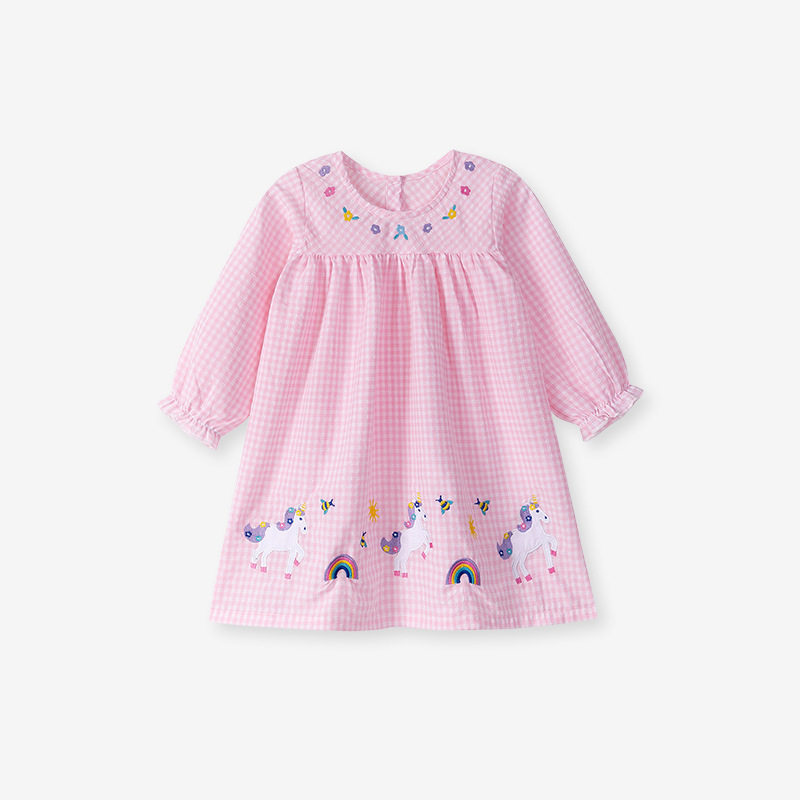 Autumn Baby Girls' Dress, [Style] Kids' Skirt, Cartoon Cute Girls' Dress