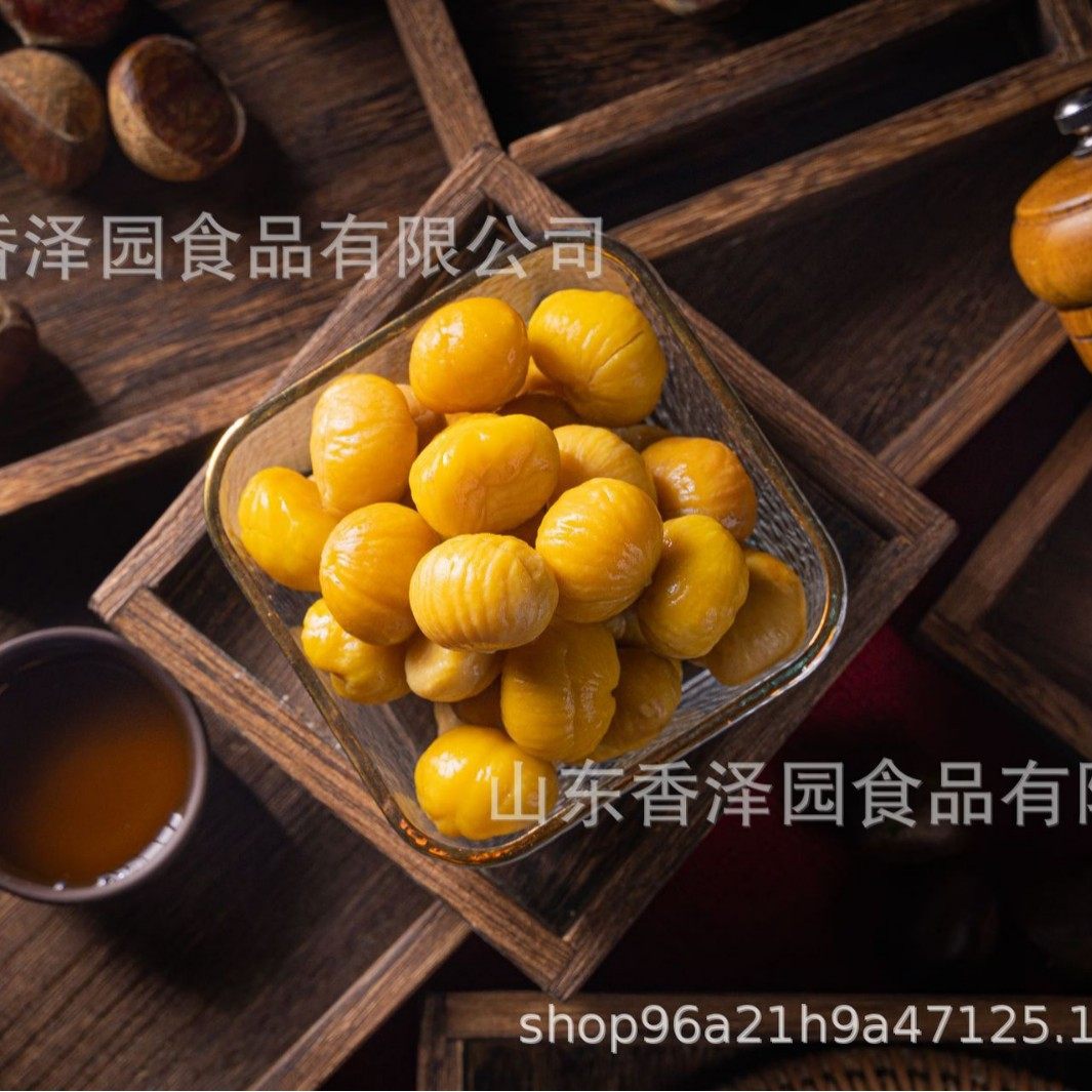 Xiangze Zhiyi new product chestnut kernel 100g instant original flavor sugar stain peeling chestnut kernel casual snack dried fruit wholesale