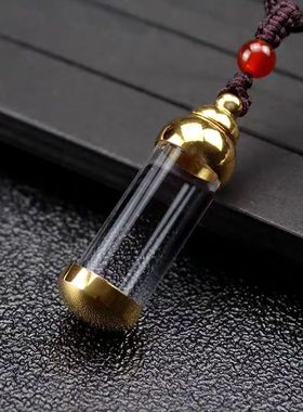 透明嘎乌盒朱砂女新中式