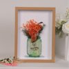 6inch Dried Flower Stereo Photo Frame Hollow Dried Flower Storage Table DIY Plant Framed Specimen Immortal Flower Decorative Picture Frame