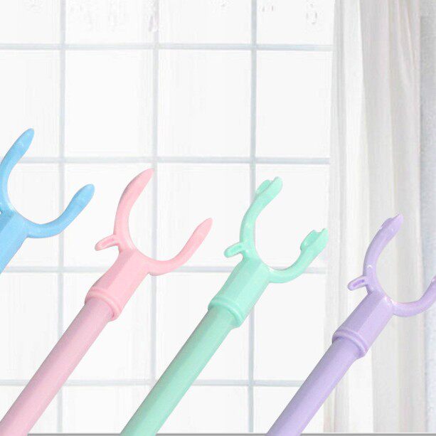 Clothes Drying Rod for Home Use, Telescopic Clothes Hanger Rod, Stainless Steel Clothes Drying Rod, Clothes Hanging Rod, Clothes Picker Rod Wholesale