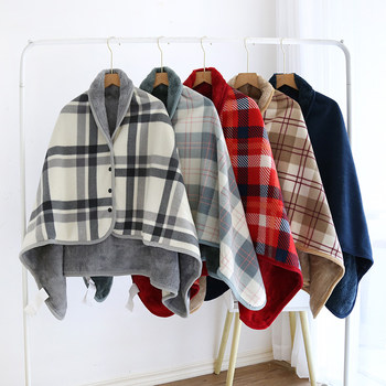 Multifunctional Moisture-Absorbing and Heating Flannel Lunch Break Blanket, Lazy Blanket, Polar Fleece Office Warm Shawl, Children's Blanket