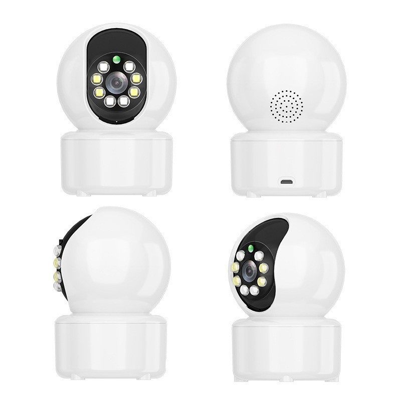 Little Eagle High-Definition Surveillance Camera with Night Vision for Home Indoor Monitoring, 360-Degree Wifi Camera