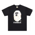 Gold chain ape head black