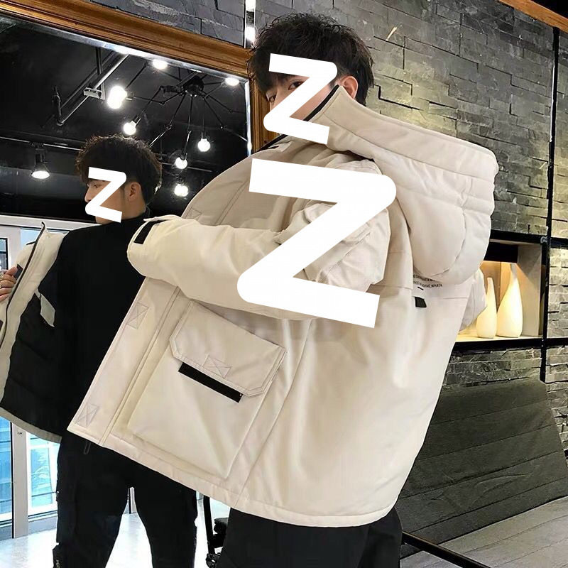 2025 Winter down Jacket Men's New Trendy Handsome Short Student Workwear Light and Thickeneded Winter Jacket Men's Jacket