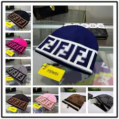 High-Quality Knitted Hat with Letters, Winter Trendy Brand Beanie, Couple's Solid Color Hat, Sports Hat, Slouchy Hat