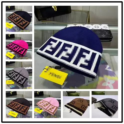 High-Quality Knitted Hat with Letters, Winter Trendy Brand Beanie, Couple's Solid Color Hat, Sports Hat, Slouchy Hat