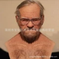 The old man with a pout [without glasses frames]