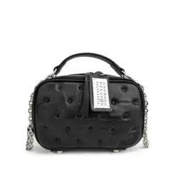 South Korea exquisite portable box bag women's new fashion retro sponge chain camera bag shoulder diagonal bag tide