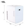 Cross-border 10L Car Digital Display Touch Screen Single-core Small Dormitory Household Refrigerator Mini Cold and Warm Refrigerator