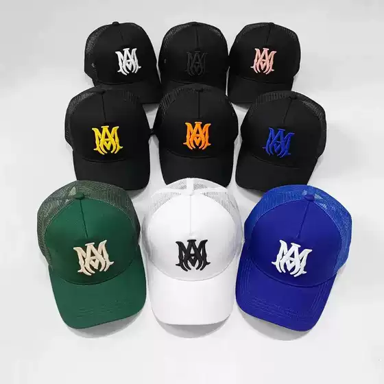 Amiri High Street Style Unisex Baseball Cap Sun Protection Trendy Summer Embroidered Baseball Cap Wholesale