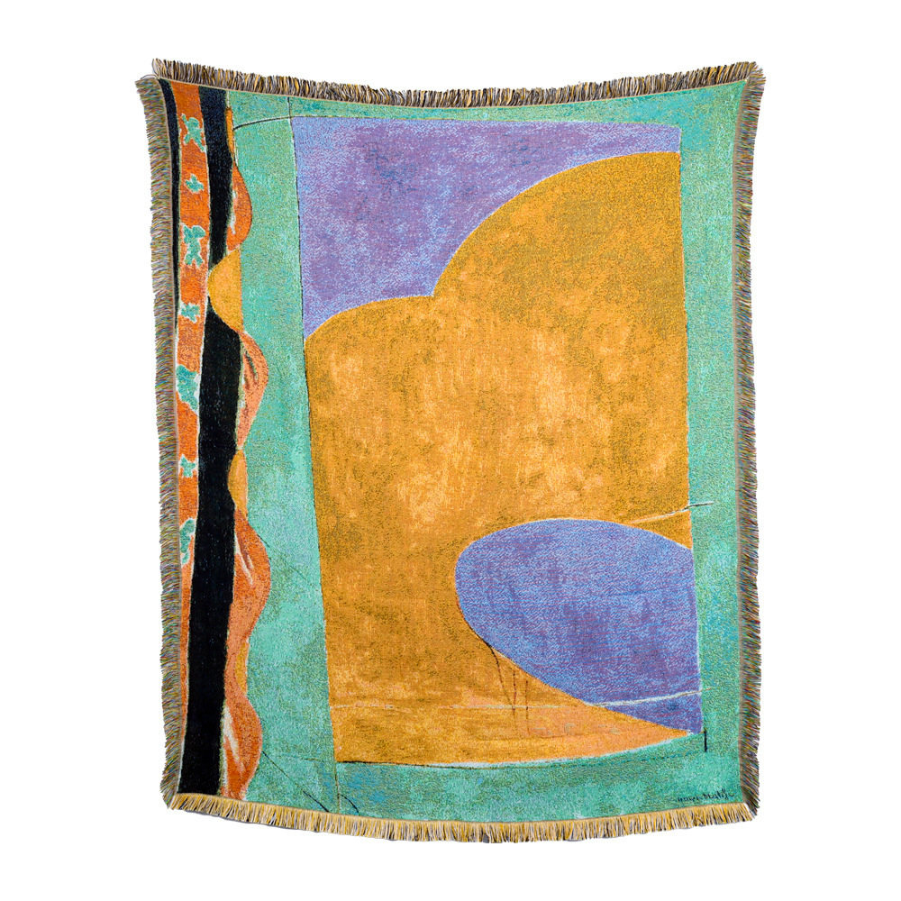 Cross-Border Matisse Abstract Tapestry Jacquard Thread Blanket Office Nap Air Conditioning Blanket Bedroom Living Room Decorative Tapestry