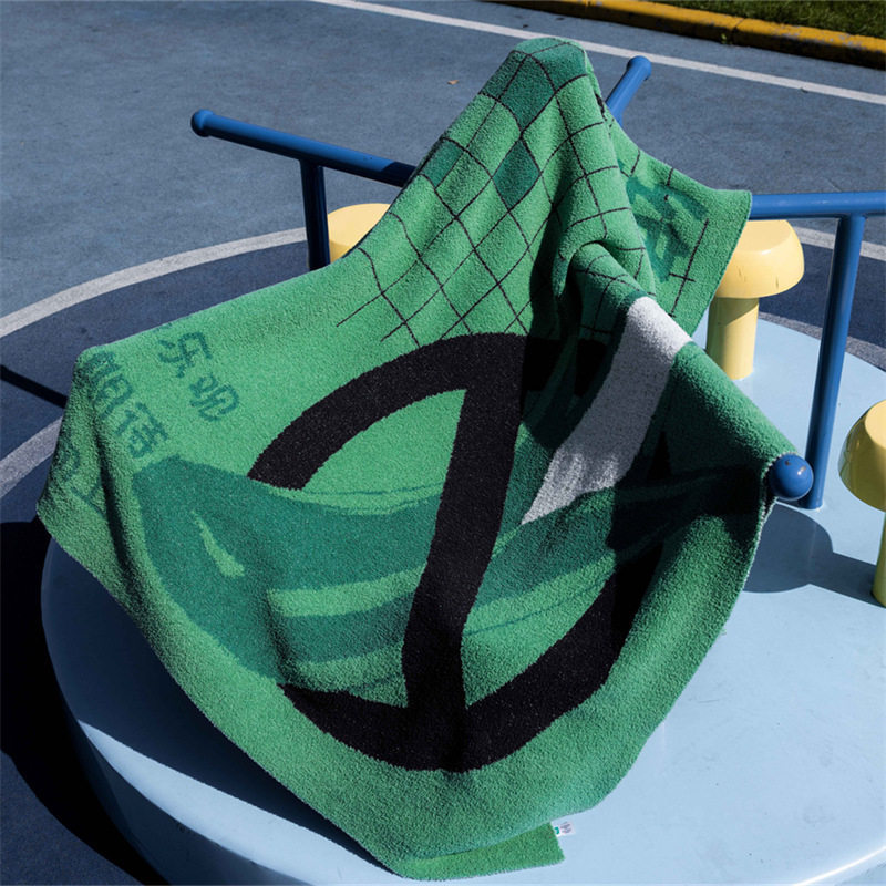 Ins Cartoon Nap Knitted Thread Blanket Office Nap Sofa Blanket Half Fleece Blanket Soft Waxy Skin-Friendly Air-conditioning Blanket
