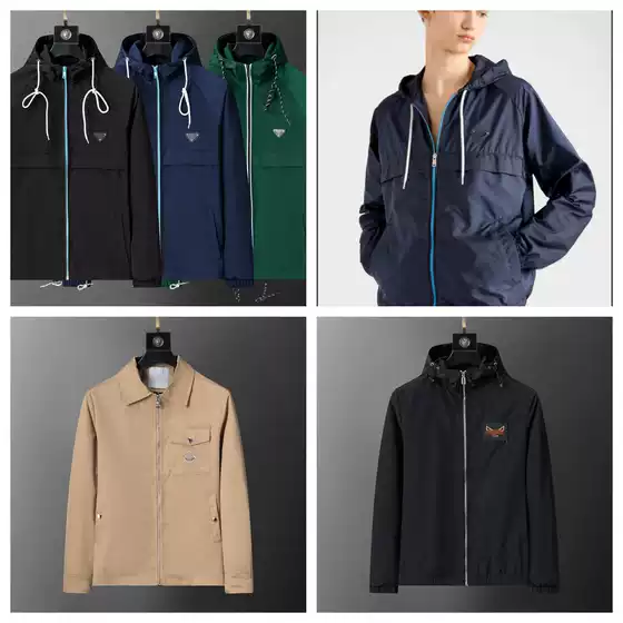 P's New 25Fw High-Quality Sports Style Recycled Nylon Jacket Loose Fit for Men and Women