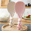 Wheat Straw Rabbit Spoon Can Stand Upright Rabbit Rice Cooker Rice Serving Spoon Creative Non-Stick Rice Cartoon Rice Spoon