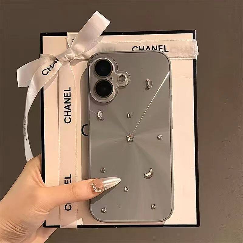 Aurora Silver DIY Pearl Suitable for Apple 16 Pro Max Phone Case New iPhone 17 Lens Film Premium