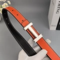 Orange silver buckle