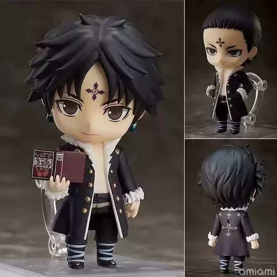 Hunter x Hunter Nendoroid 1186# Chrollo Lucilfer Phantom Troupe Leader Articulated Face Swap Figure Model Doll