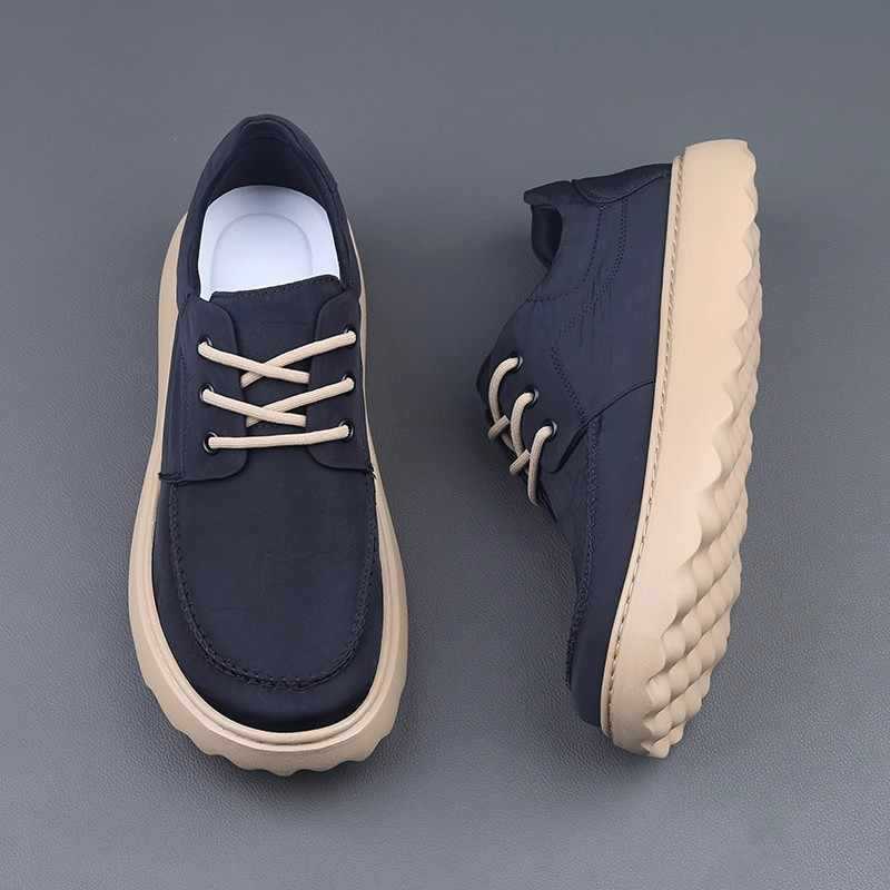 Men's Casual Thick Sole Canvas Shoes