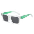 Green frame gray