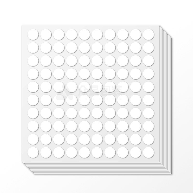 Explosions round acrylic double-sided adhesive transparent adhesive dot high-stick nano-glue seamless dispensing double-sided adhesive wholesale