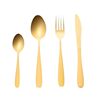 Golden Knife, Fork and Spoon Cross-Border Stainless Steel Tableware Steak Soup Spoon Western Food Knife Table Fork Table Spoon Wedding Tableware