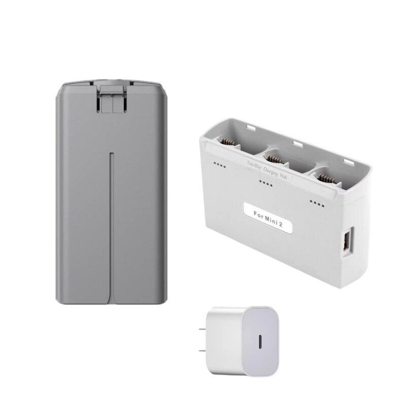 Three batteries + digital display butler Suitable for DJI Mini2/4K smart flying drone battery with long battery life and 0 cycles Mini 2SE