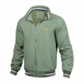 Bean green embroidered yellow