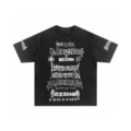 New Paris Dragon Year Limited Edition Logo Graffiti Print Short-Sleeve T-Shirt Black