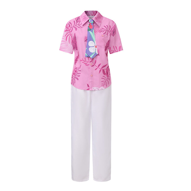 ピンクニック（トップス＋ネクタイ＋パンツ）