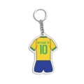 Football keychain [jersey style] neymar-brazil