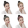 Breathable Wide-Brimmed Headband to Cover Gray Hair, Adult Hairband, Korean Style Hairpin, Women's Hairpin, Simple Ginger Tea
