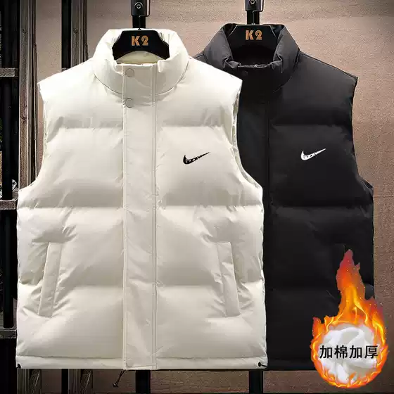 A generation of hair brand vest men's autumn and winter youth thick warm wear vest lovers vest outside the vest