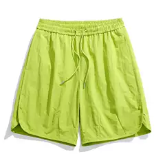 Summer Nylon Shorts for Men, New Ice Silk Cool Five-Point Shorts for Women, Running Pants, Couple's Matching Sports Pants, Beach Pants