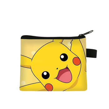 New Pikachu Coin Purse Student Mini Storage Bag Children's Portable Short Style High-End Large-Capacity Bag