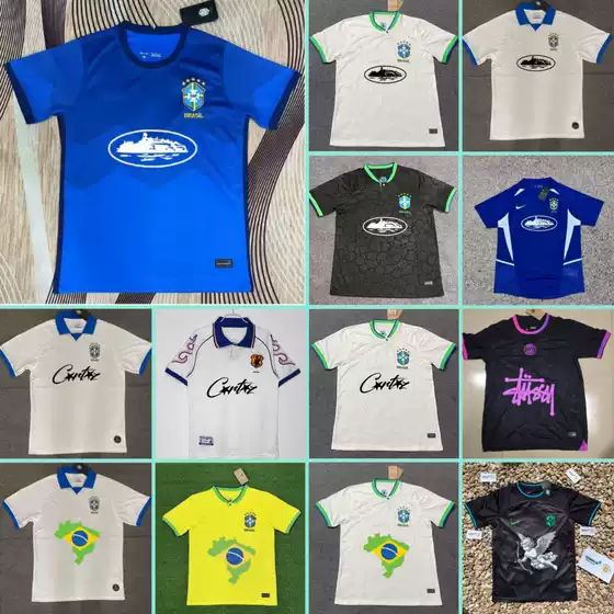 2024 European Cup Short-sleeved Italian Germany Japan Brazil Internet Red Making Patterns Cross-border Hair