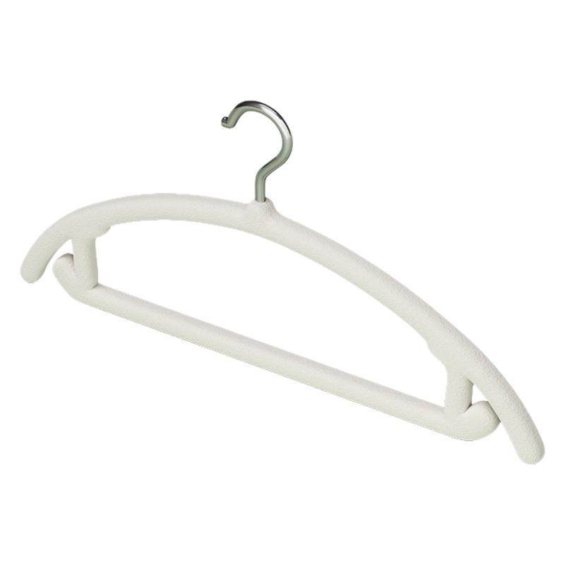 Flocking Hanger Household Clothes Hanging and Finishing Teachers Specialized Non-slip No-mark Anti-shoulder Corner Clothes Hanging Home Thickening